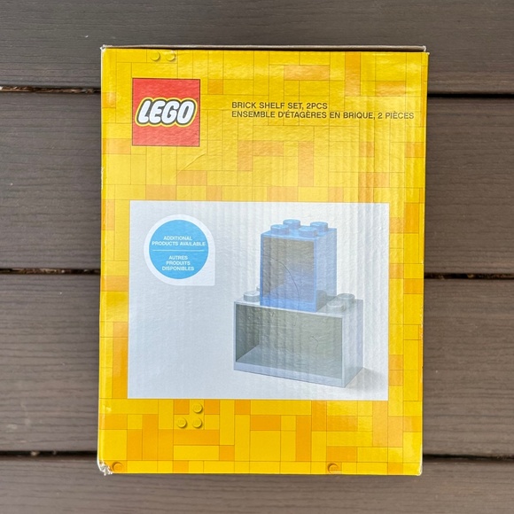 Lego 2-Piece Red Brick Shelf Storage Toy Display Set Ages 3+ - New, Dinged Box - Picture 6 of 9
